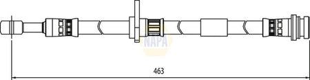 Napa NBH1338 Brake Hose - 1