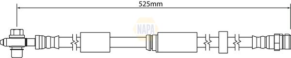 Napa NBH1340 Brake Hose - 1