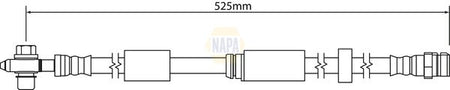 Napa NBH1340 Brake Hose - 1