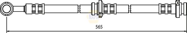 Napa NBH1346 Brake Hose - 1