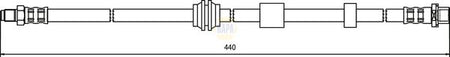 Napa NBH1350 Brake Hose - 1