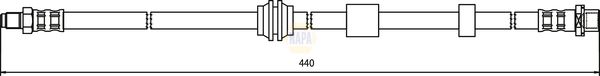 Napa NBH1350 Brake Hose - 1