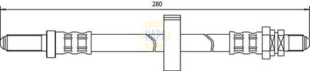 Napa NBH1353 Brake Hose - 1