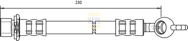 Napa NBH1369 Brake Hose - 1