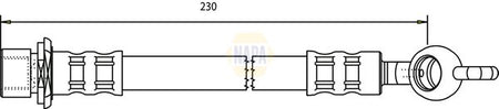 Napa NBH1369 Brake Hose - 1