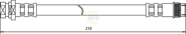 Napa NBH1371 Brake Hose - 1
