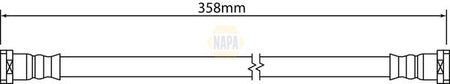 Napa NBH1380 Brake Hose - 1