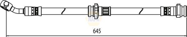 Napa NBH1381 Brake Hose - 1
