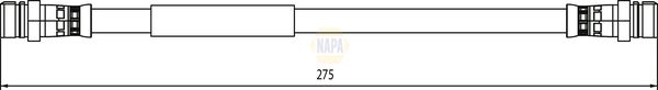 Napa NBH1386 Brake Hose - 1