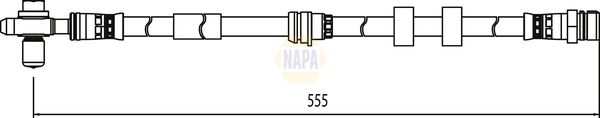 Napa NBH1390 Brake Hose - 1