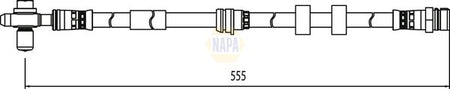 Napa NBH1390 Brake Hose - 1