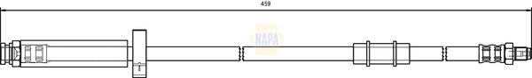 Napa NBH1392 Brake Hose - 1