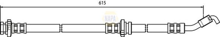 Napa NBH1395 Brake Hose - 1