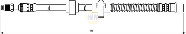 Napa NBH1396 Brake Hose - 1