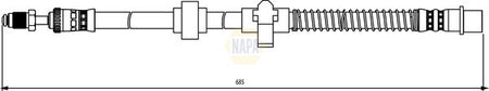 Napa NBH1396 Brake Hose - 1