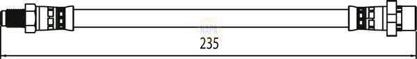 Napa NBH1399 Brake Hose - 1