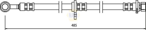 Napa NBH1400 Brake Hose - 1