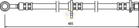 Napa NBH1400 Brake Hose - 1