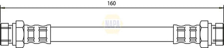 Napa NBH1401 Brake Hose - 1