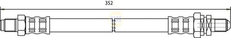 Napa NBH1405 Brake Hose - 1