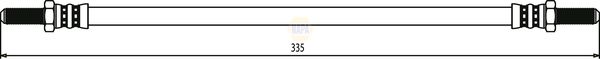 Napa NBH1407 Brake Hose - 1
