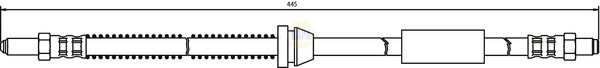 Napa NBH1410 Brake Hose - 1