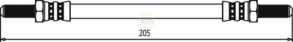 Napa NBH1411 Brake Hose - 1
