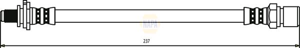 Napa NBH1412 Brake Hose - 1