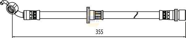 Napa NBH1418 Brake Hose - 1