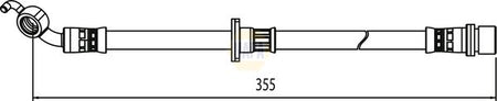Napa NBH1418 Brake Hose - 1
