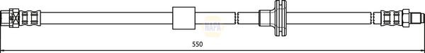 Napa NBH1420 Brake Hose - 1