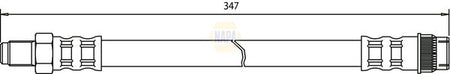 Napa NBH1422 Brake Hose - 1