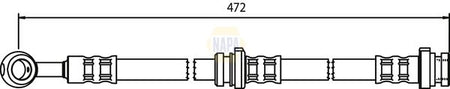 Napa NBH1425 Brake Hose - 1