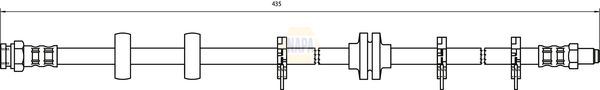 Napa NBH1431 Brake Hose - 1