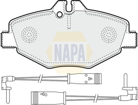 Napa NBP1003 Brake Pad Set, disc brake - 1