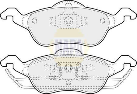 Napa NBP1006 Brake Pad Set, disc brake - 1