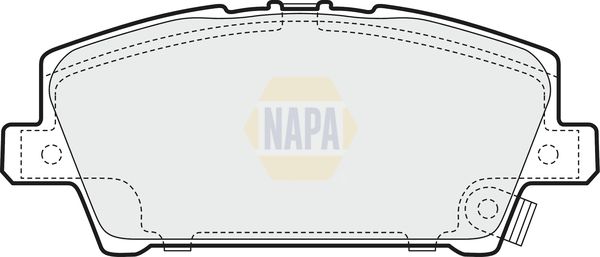 Napa NBP1011 Brake Pad Set, disc brake - 1