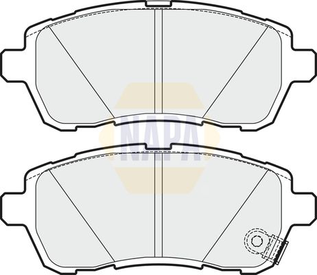 Napa NBP1013 Brake Pad Set, disc brake - 1