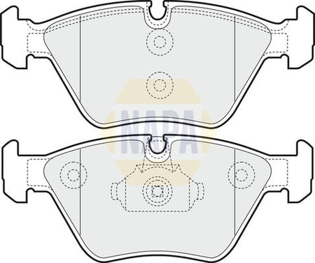 Napa NBP1018 Brake Pad Set, disc brake - 1