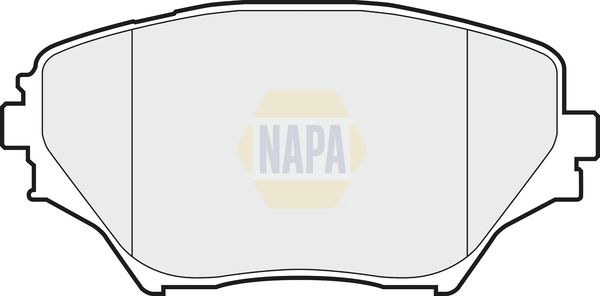 Napa NBP1020 Brake Pad Set, disc brake - 1