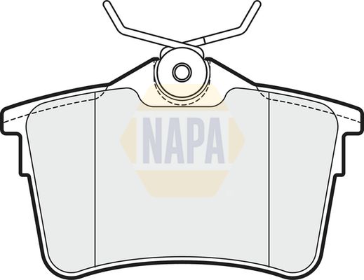 Napa NBP1026 Brake Pad Set, disc brake - 1