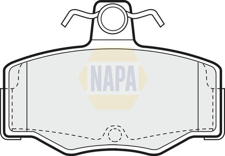 Napa NBP1027 Brake Pad Set, disc brake - 1