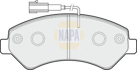 Napa NBP1028 Brake Pad Set, disc brake - 1