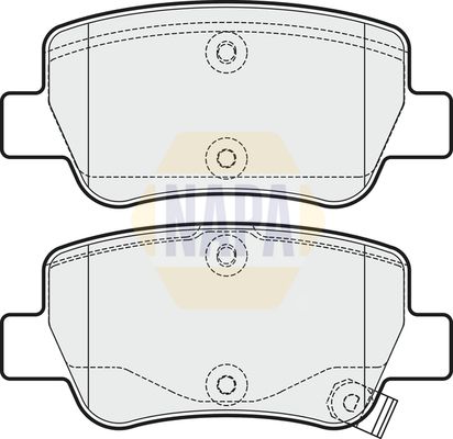 Napa NBP1031 Brake Pad Set, disc brake - 1