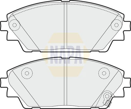 Napa NBP1033 Brake Pad Set, disc brake - 1
