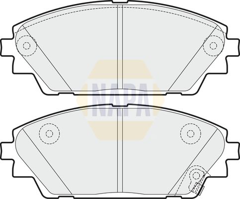 Napa NBP1033 Brake Pad Set, disc brake - 1