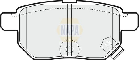 Napa NBP1036 Brake Pad Set, disc brake - 1