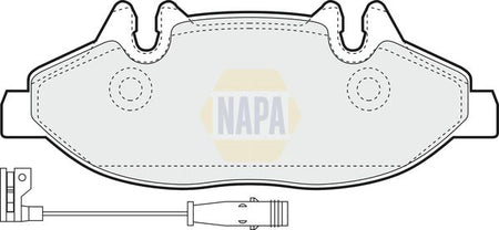 Napa NBP1044 Brake Pad Set, disc brake - 1