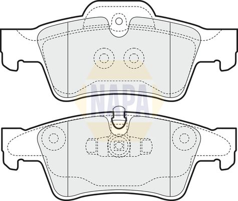 Napa NBP1046 Brake Pad Set, disc brake - 1