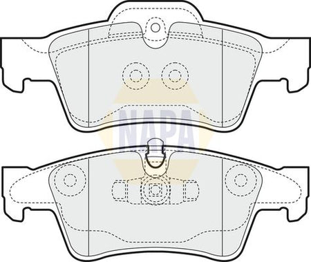 Napa NBP1046 Brake Pad Set, disc brake - 1